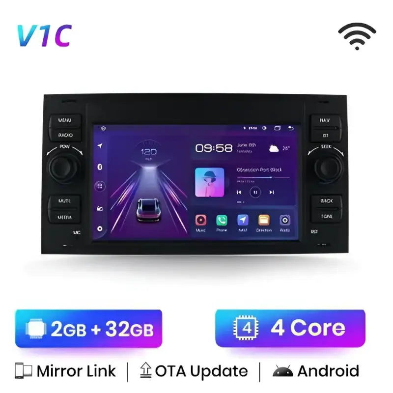 Radio nawigacja Ford Focus C-Max Mondeo Kuga Galaxy Android Carplay - Multigenus