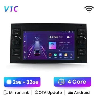 Radio nawigacja Ford Focus C-Max Mondeo Kuga Galaxy Android Carplay - Multigenus