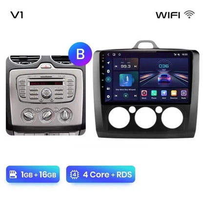 Radio nawigacja Ford Focus 2 Mk2 2004- 2011 CarPlay Android Auto - Multigenus