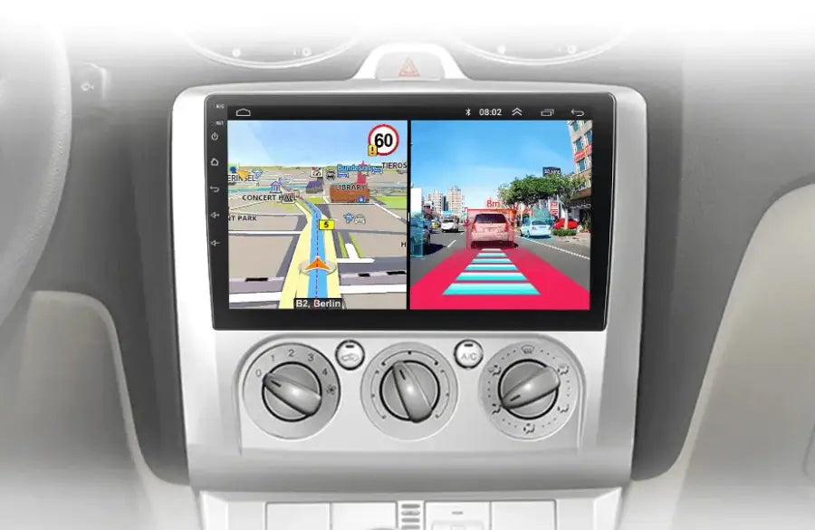 Radio nawigacja Ford Focus 2 Mk2 2004- 2011 CarPlay Android Auto - Multigenus