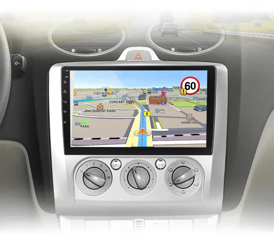 Radio nawigacja Ford Focus 2 Mk2 2004- 2011 CarPlay Android Auto - Multigenus