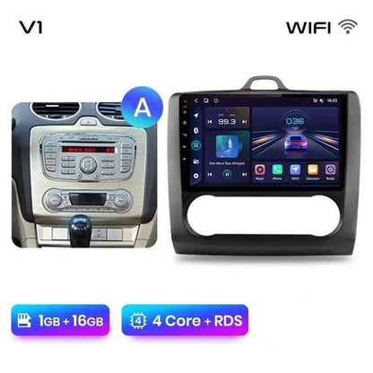 Radio nawigacja Ford Focus 2 Mk2 2004- 2011 CarPlay Android Auto - Multigenus