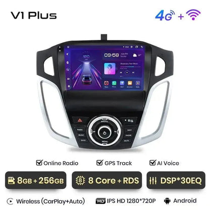 Radio nawigacja Ford Focus 3 MK3 2011 - 2019 Android Auto Carplay - Multigenus
