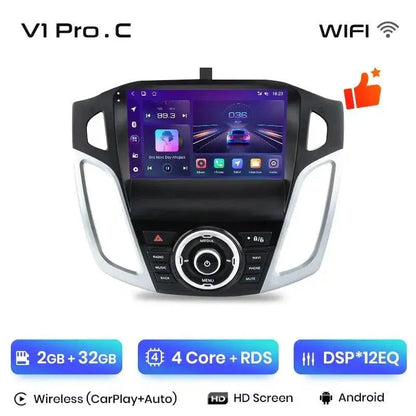Radio nawigacja Ford Focus 3 MK3 2011 - 2019 Android Auto Carplay - Multigenus