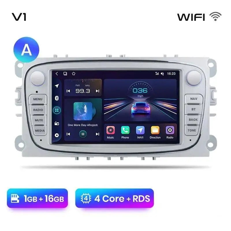 Radio nawigacja Ford Focus S-Max Mondeo Galaxy C-Max Kuga Android Carplay - Multigenus