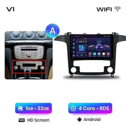 Radio nawigacja Ford S-MAX 2007-2015 Android Auto Carplay - Multigenus