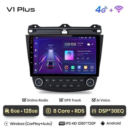 Radio nawigacja Honda Accord 7 2003 - 2008 Carplay Android Auto - Multigenus