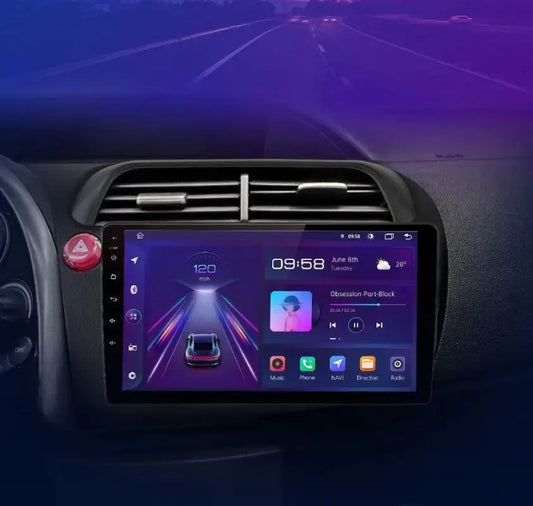 Radio nawigacja Honda Civic Hatchback 2005-2011 Android Auto CarPlay - Multigenus