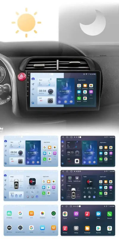 Radio nawigacja Honda Civic Hatchback 2005-2011 Android Auto CarPlay - Multigenus