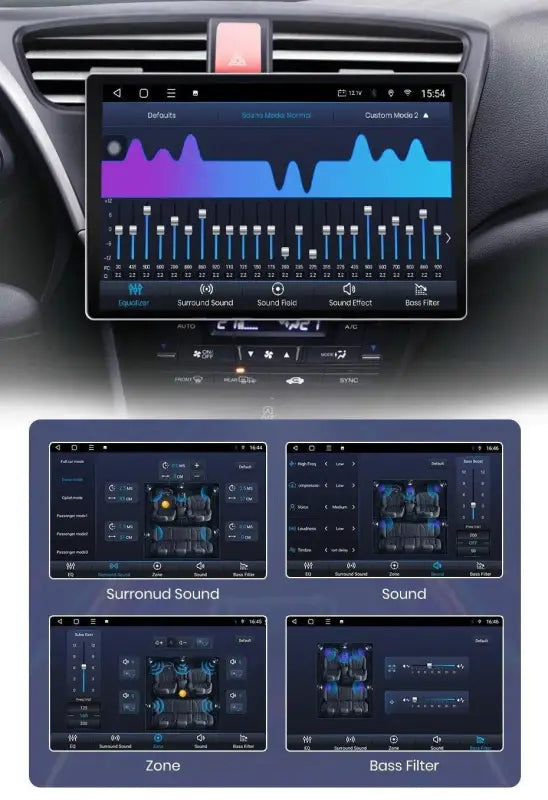 Radio nawigacja Honda Civic 9 2012 - 2017 CarPlay Android Auto - Multigenus