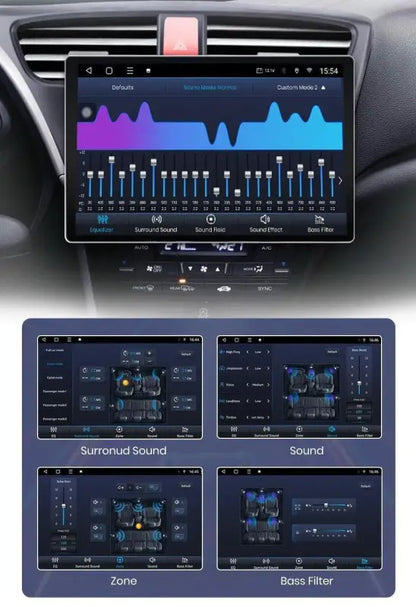 Radio nawigacja Honda Civic 9 2012 - 2017 CarPlay Android Auto - Multigenus