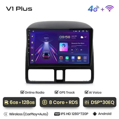 Radio nawigacja Radio Honda CR-V CRV 2 2001-2006 Android Auto Carplay - Multigenus