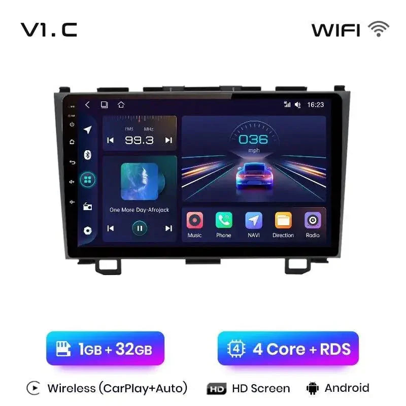 Radio nawigacja Radio Honda CR-V 3 RE CRV 2007 - 2011 Carplay Android Auto - Multigenus