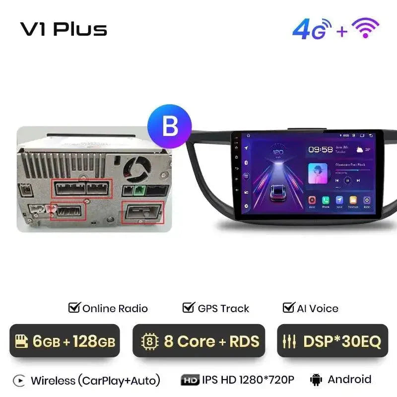 Radio nawigacja Honda CRV CR-V 2012-2016 Android Auto Carplay - Multigenus