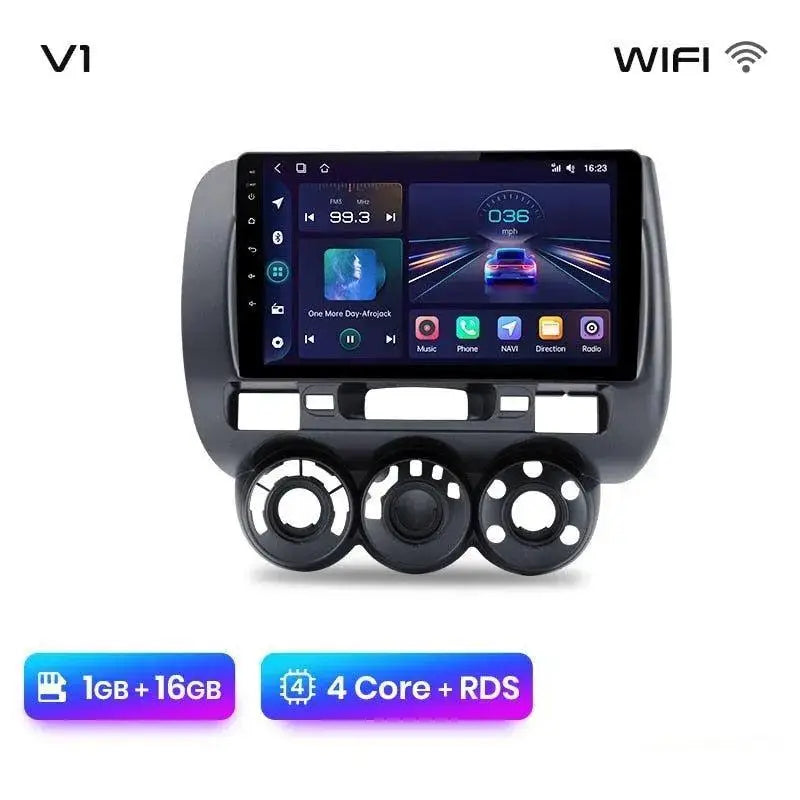 Radio nawigacja Honda Fit Jazz City 2002 2003-2007 Android Auto Carplay - Multigenus