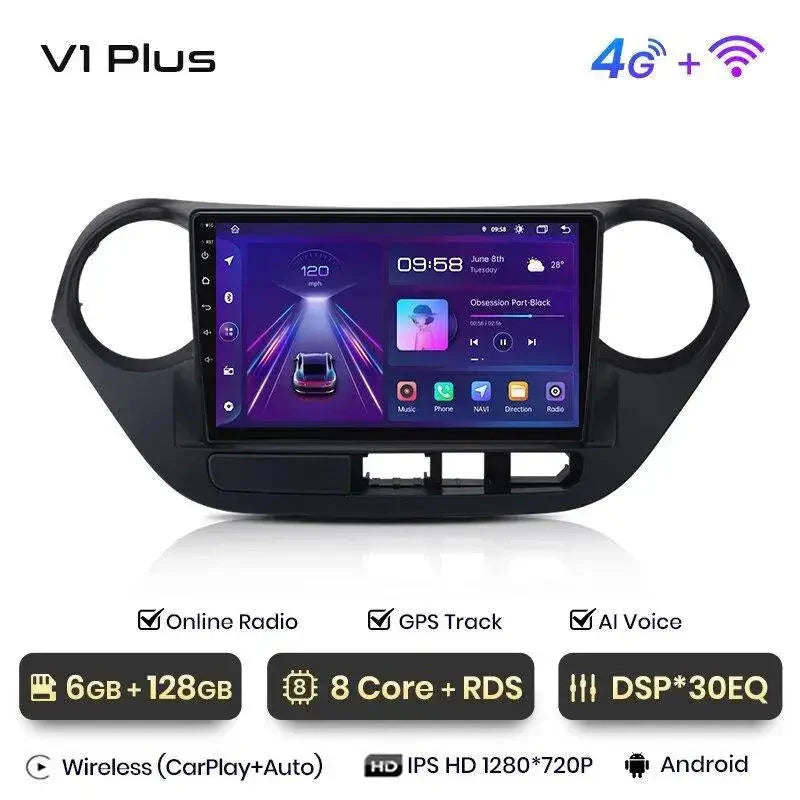 Radio nawigacja Hyundai Grand I10 2013 - 2016 Carplay Android Auto - Multigenus