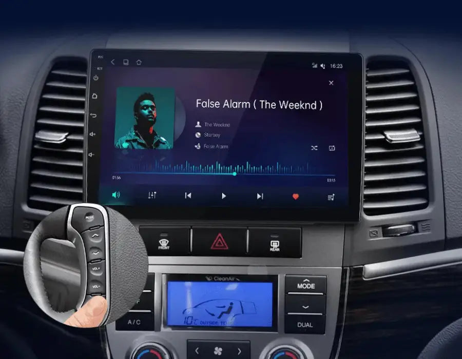 Radio nawigacja Hyundai Santa Fe 2 2006 - 2012 Carplay Android Auto - Multigenus