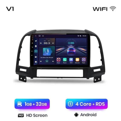 Radio nawigacja Hyundai Santa Fe 2 2006 - 2012 Carplay Android Auto - Multigenus