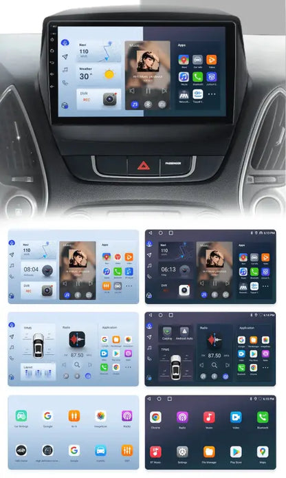 Radio dla Hyundai Tucson 2 ix35 od 2009 - 2015 – Bezprzewodowe CarPlay i Android Auto, System Multimedialny - Multigenus
