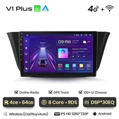 Radio dla Iveco Daily 2014 - 2021 – CarPlay Multimedia i GPS 2 - DIN z AI Voice Android Auto - Multigenus