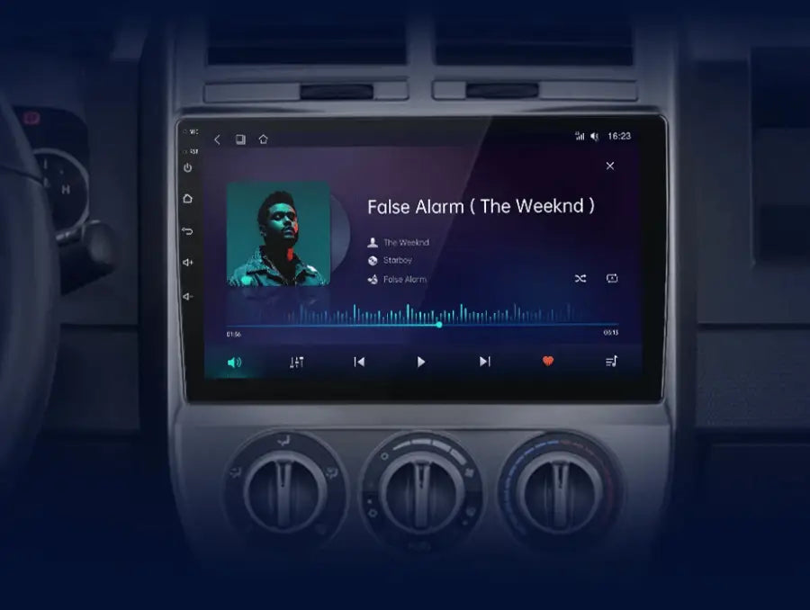 Radio do Jeep Compass 2007 - 2009 Multimedia GPS AI Voice 4G z Bezprzewodowym CarPlay i Android Auto - Multigenus