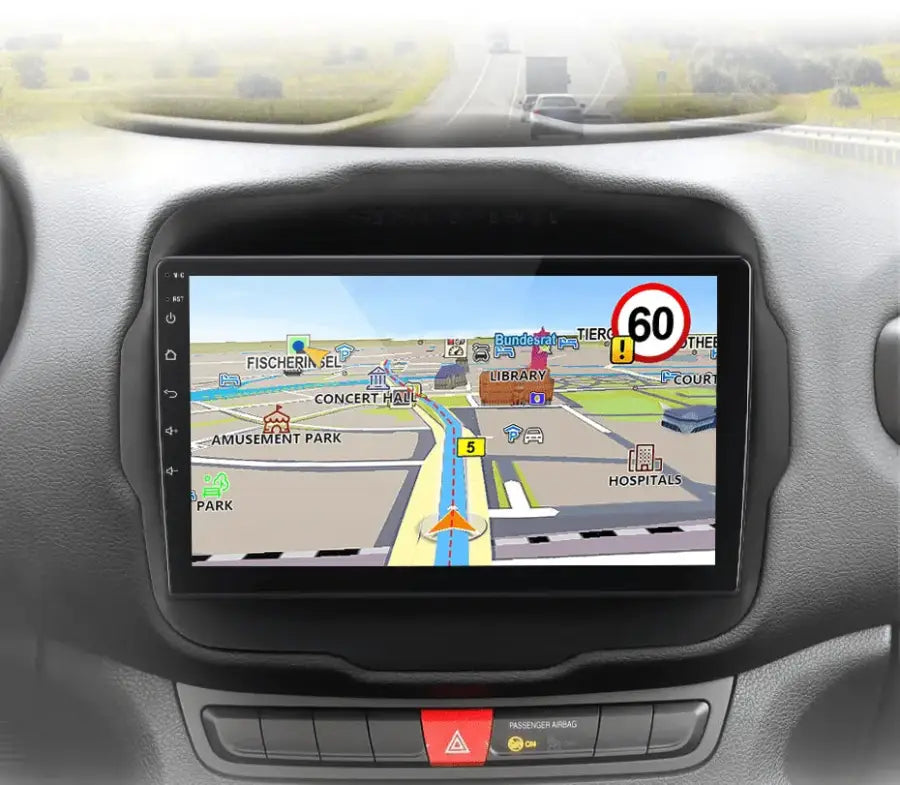 Radio nawigacja Jeep Renegade 2016-2020 Android - Multigenus