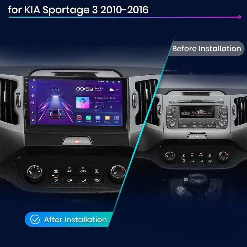 Radio nawigacja KIA Sportage 3 2010 - 2016 Carplay Android Auto - Multigenus