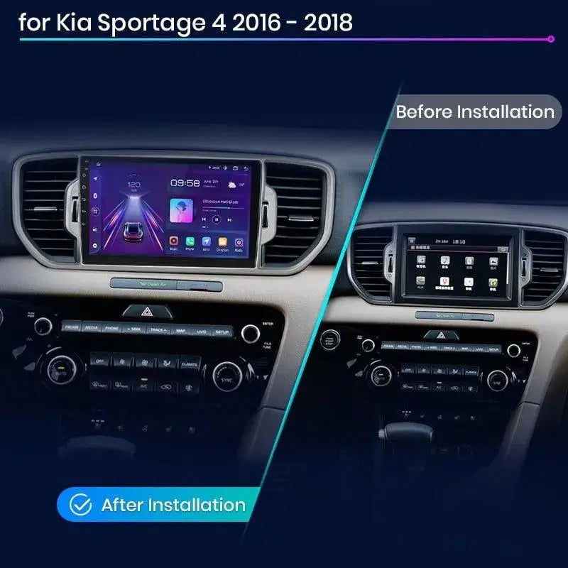 Radio nawigacja Kia Sportage 4 2016 - 2018 Android auto Carplay - Multigenus