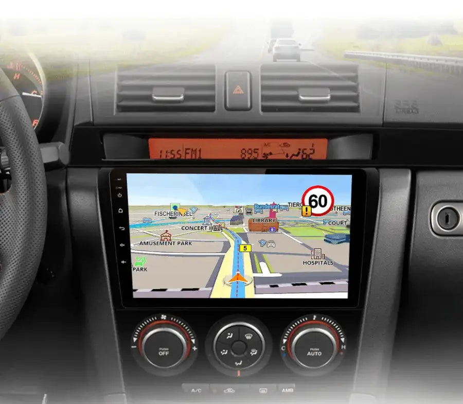 Radio nawigacja Mazda 3 bk 2004-2013 Carplay Android Auto - Multigenus