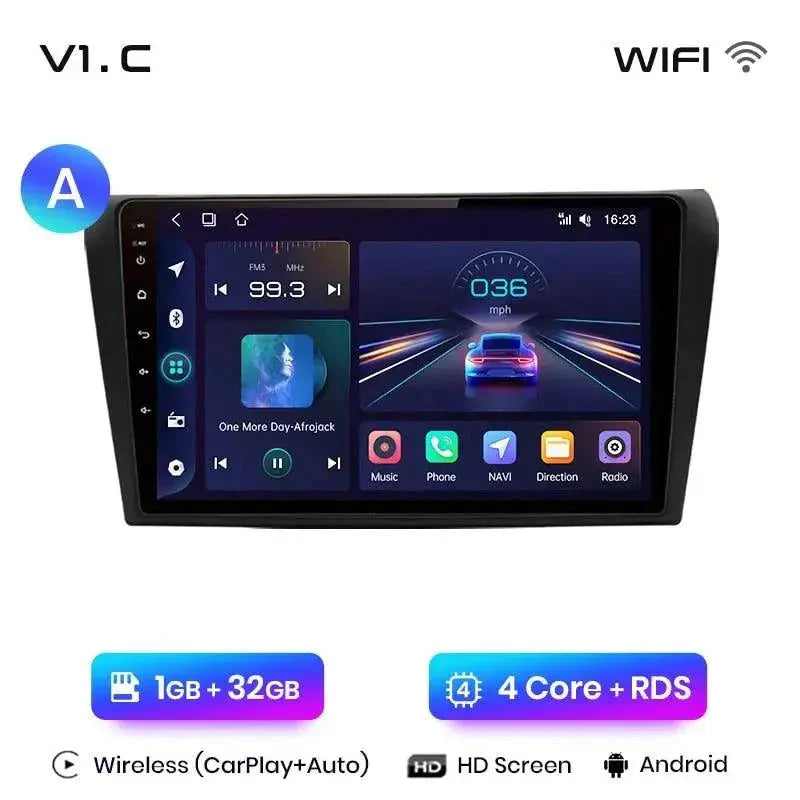 Radio nawigacja Mazda 3 bk 2004-2013 Carplay Android Auto - Multigenus