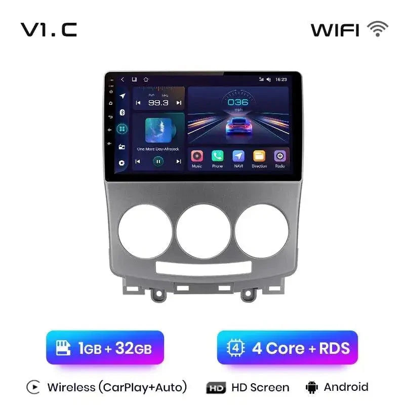 Radio nawigacja Mazda 5 2005 - 2010 Carplay Android Auto - Multigenus