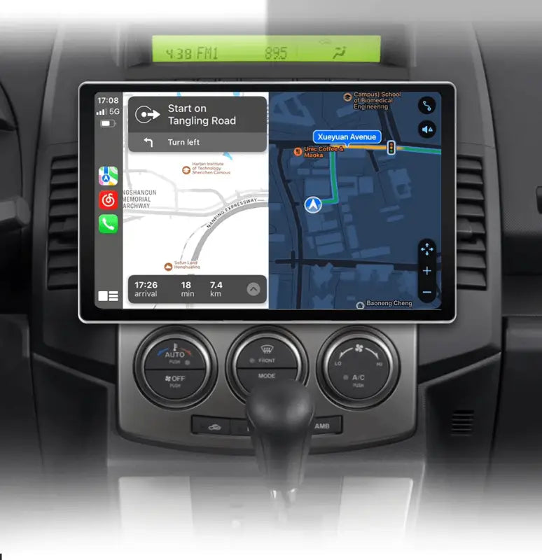 Radio do Mazda 5 od 2005 - 2010 z AI Voice, Bezprzewodowym CarPlay i Android Auto - Multigenus