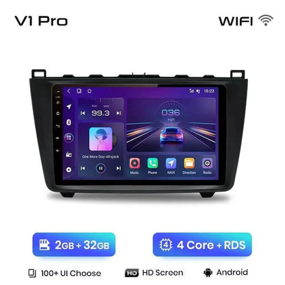 Radio nawigacja Mazda 6 GH 2007 - 2012 Carplay Android Auto - Multigenus