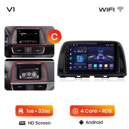 Radio do Mazda CX - 5 od 2012 - 2015 – Android Auto i Bezprzewodowy CarPlay - Multigenus