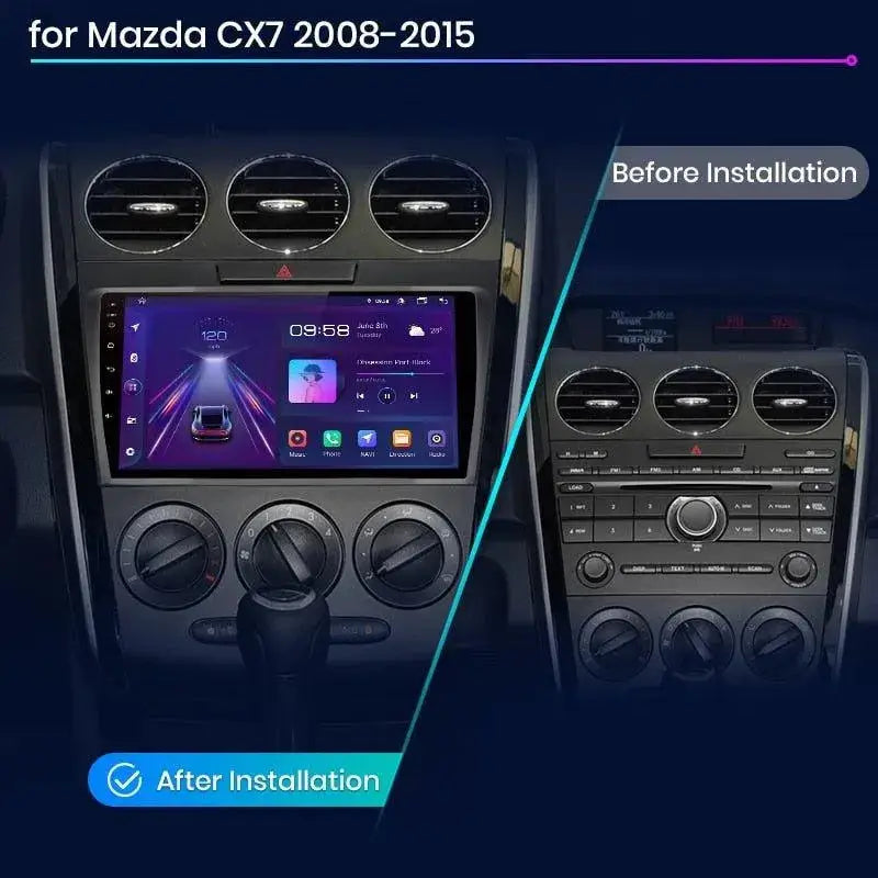 Radio nawigacja Mazda CX-7 2008 - 2015 Android Auto Carplay CX7 - Multigenus