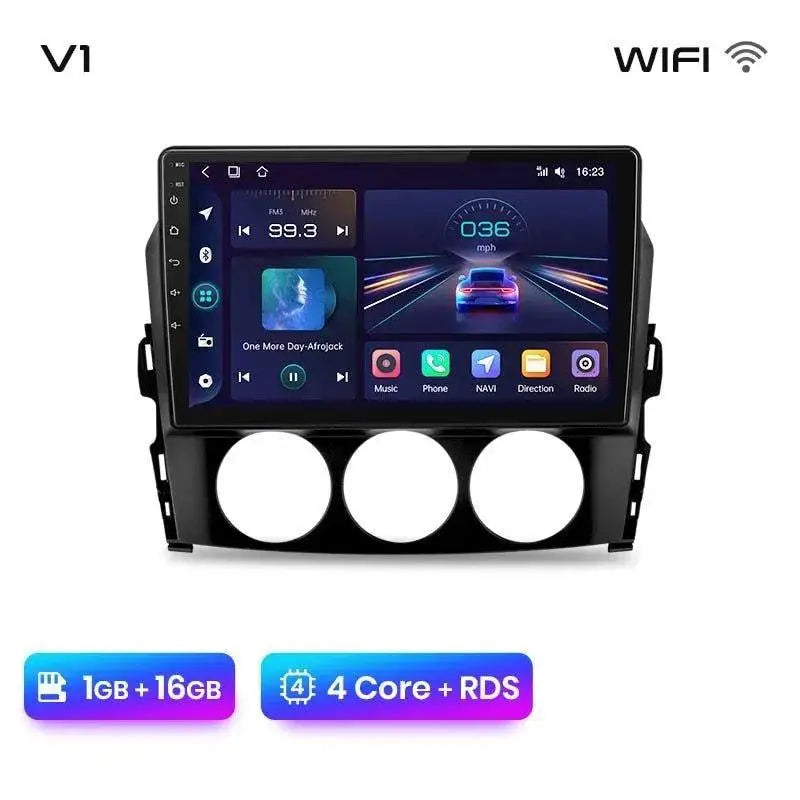 Radio nawigacja Mazda MX-5 MX5 III 3 NC 2008 - 2015 Android Auto Carplay - Multigenus
