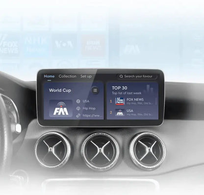 Radio nawigacja Mercedes A Klasa W176 / GLA X156 / CLA C117 2013-2018 Android Auto CarPlay - Multigenus
