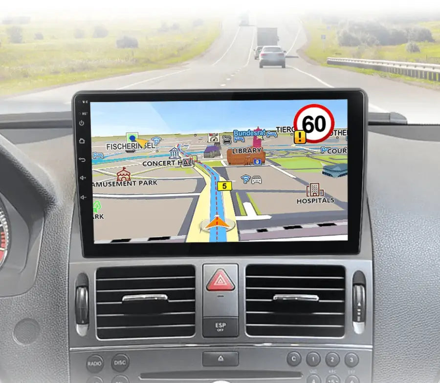 Radio Android z CarPlay do Mercedes Benz C - Class W204/S204 od 2006 - 2011 - Multigenus