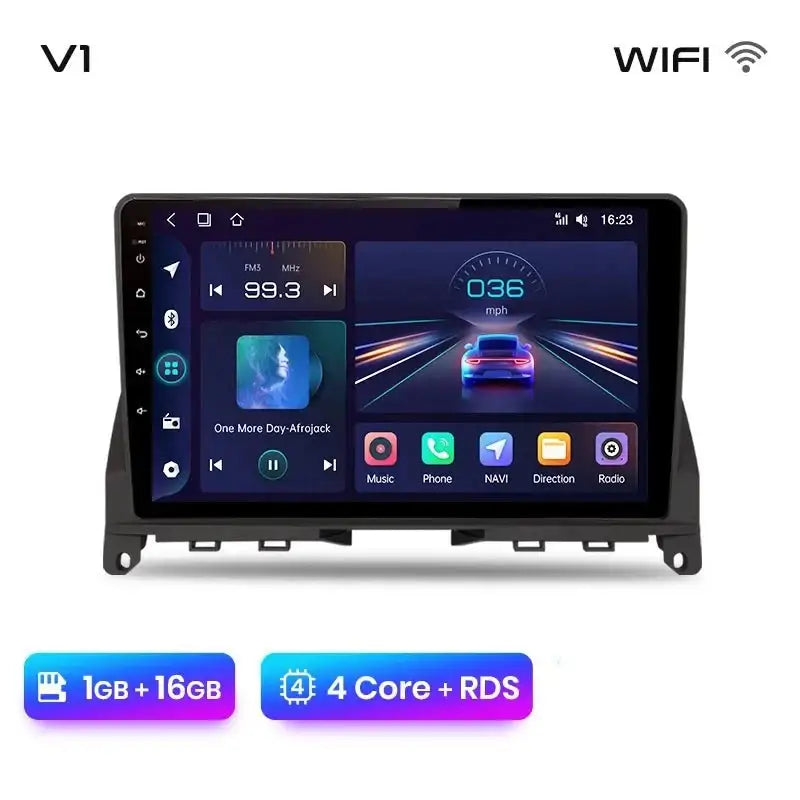 Radio Android z CarPlay do Mercedes Benz C - Class W204/S204 od 2006 - 2011 - Multigenus