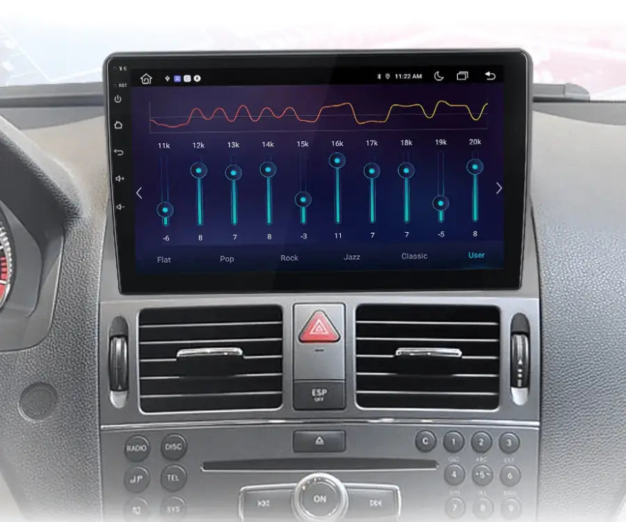 Radio Android z CarPlay do Mercedes Benz C - Class W204/S204 od 2006 - 2011 - Multigenus