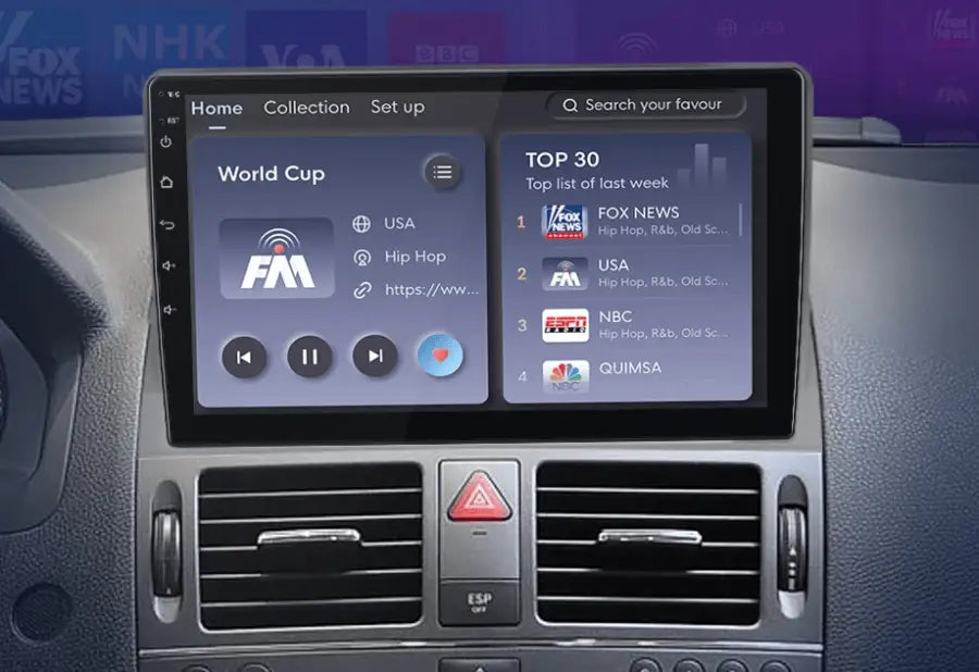 Radio Android z CarPlay do Mercedes Benz C - Class W204/S204 od 2006 - 2011 - Multigenus