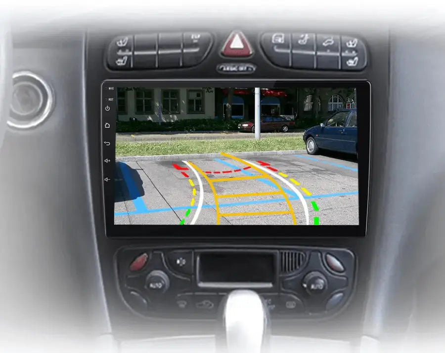 Radio nawigacja Mercedes Benz C CLK S203 W203 W209 A209 przed lift 2000-2011 Carplay Android Auto - Multigenus