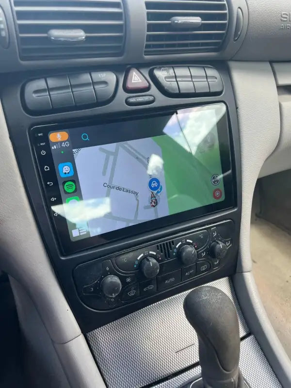 Radio nawigacja Mercedes Benz C CLK S203 W203 W209 A209 przed lift 2000-2011 Carplay Android Auto - Multigenus