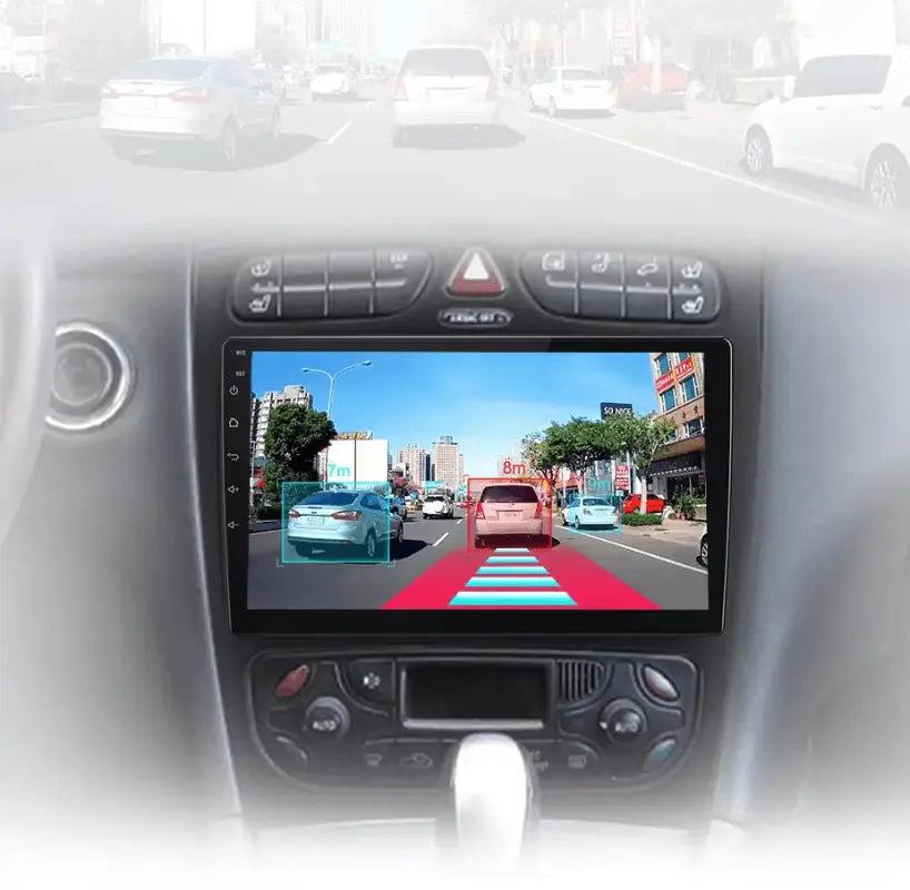 Radio nawigacja Mercedes Benz C CLK S203 W203 W209 A209 przed lift 2000-2011 Carplay Android Auto - Multigenus