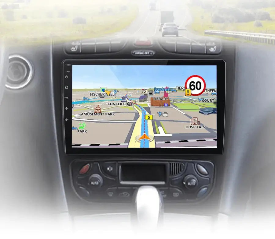 Radio nawigacja Mercedes Benz C CLK S203 W203 W209 A209 przed lift 2000-2011 Carplay Android Auto - Multigenus