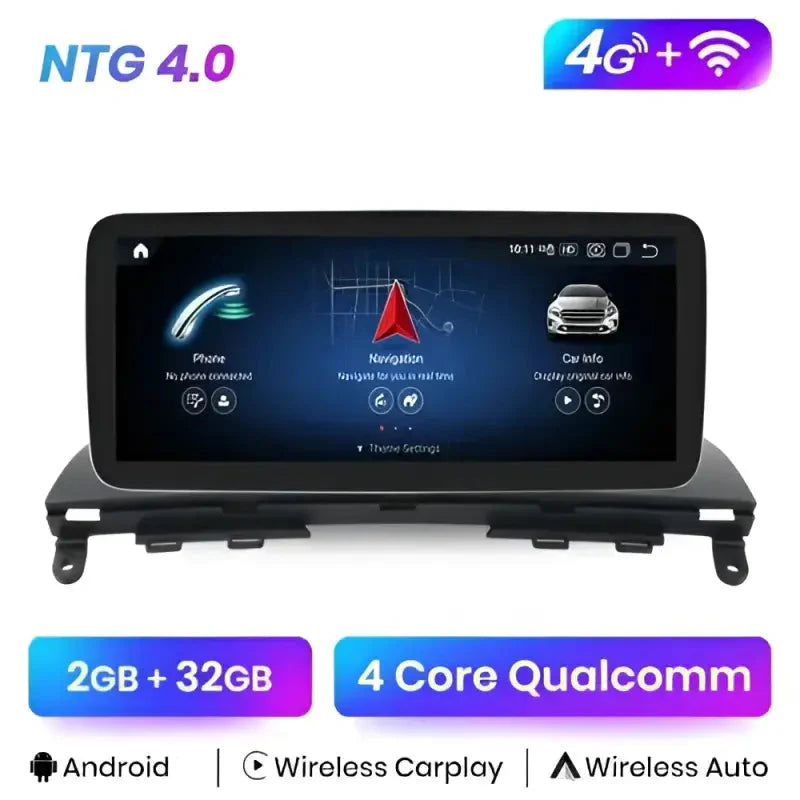 Radio nawigacja Mercedes C Klasa W204 S205 C204 2011 2012 2013-2018 CarPlay GPS - Multigenus
