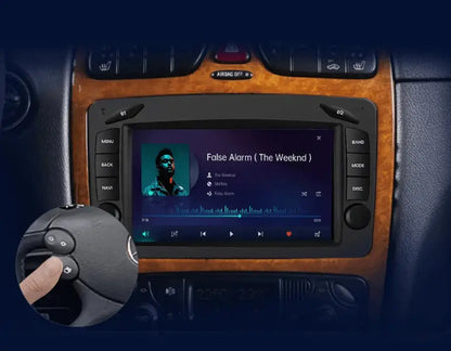Radio nawigacja Mercedes Benz CLK W209 W203 W463 W208 Carplay Android Auto - Multigenus