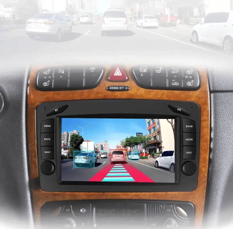 Radio nawigacja Mercedes Benz CLK W209 W203 W463 W208 Carplay Android Auto - Multigenus