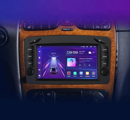 Radio nawigacja Mercedes Benz CLK W209 W203 W463 W208 Carplay Android Auto - Multigenus