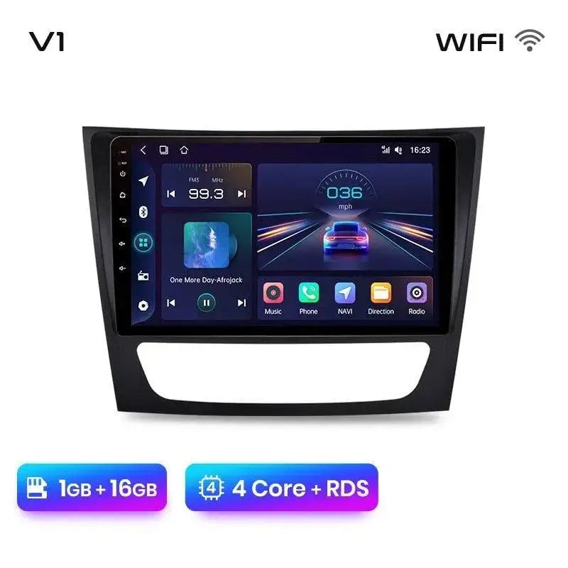 Radio nawigacja Mercedes Benz E W211 E300 od 2002-2010 Android Auto Carplay - Multigenus